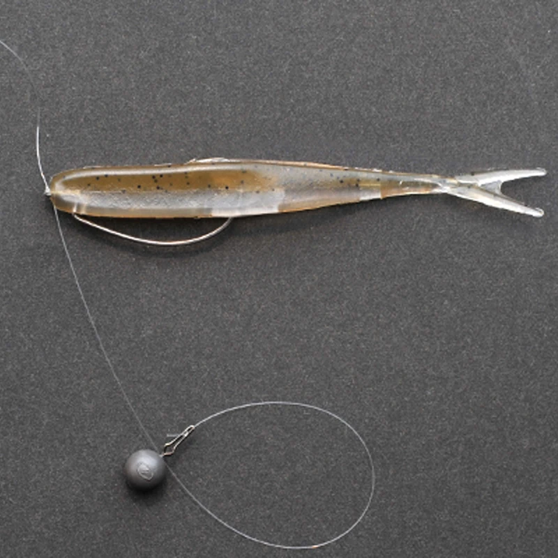 Señuelo OSP japonés, cebo blando HP MiNNOW3.1 pulgadas, cola de horquilla de gravedad específica alta, pez blando al revés, anzuelo de plomo, cebo para perca - imagen 5