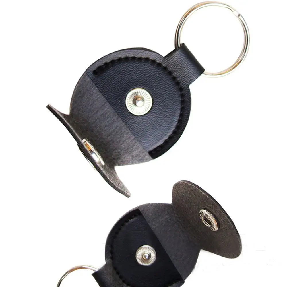 Llavero con hebilla nueva, púas colgantes de cuero, soporte para bolsa, llave - imagen 2