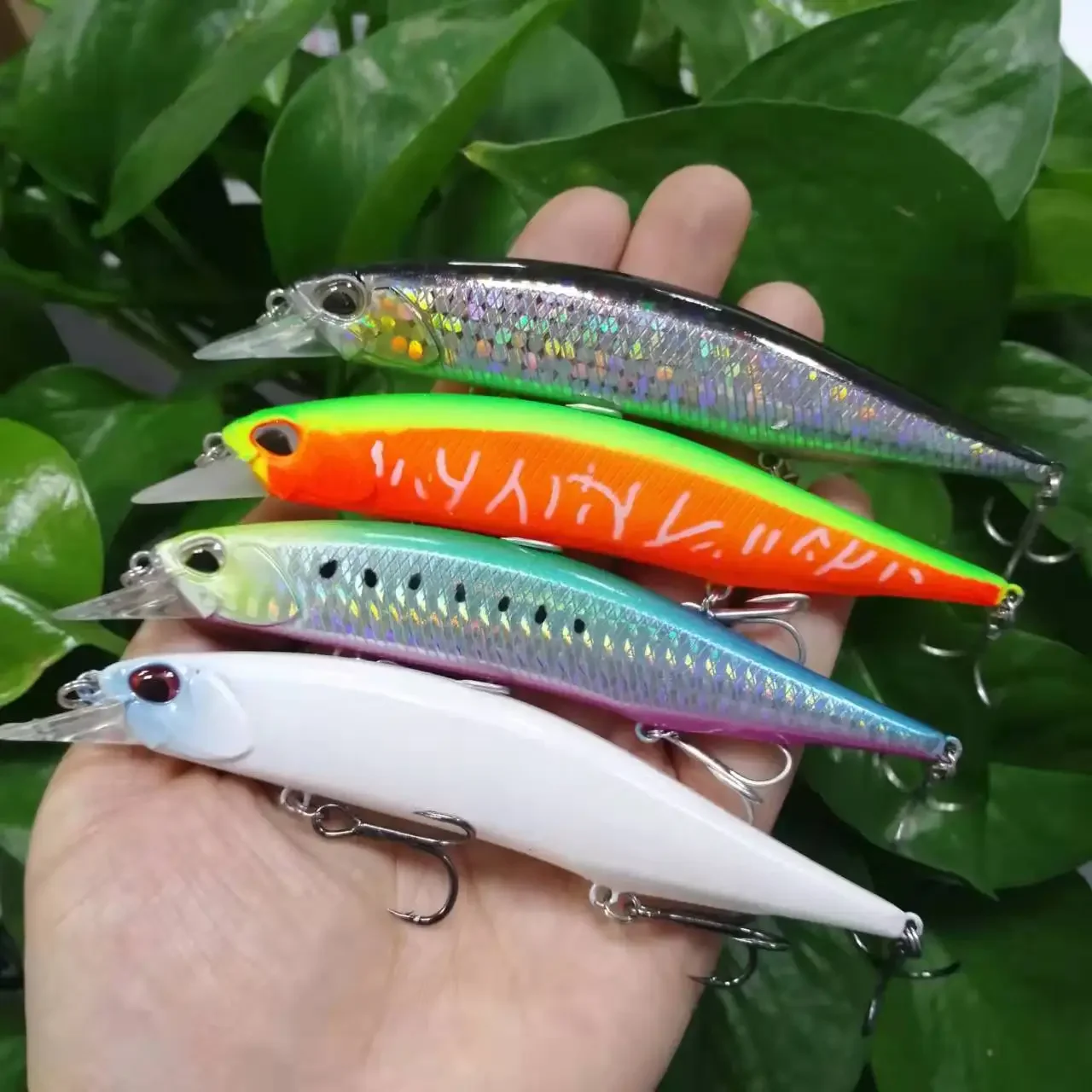 Señuelos flotantes para pececillos, 120mm, 17g, cebo Artificial, trucha, lubina, accesorios de Pesca de carpa, Wobblers de Pesca con cuello, Pesca Isca M084 - imagen 2