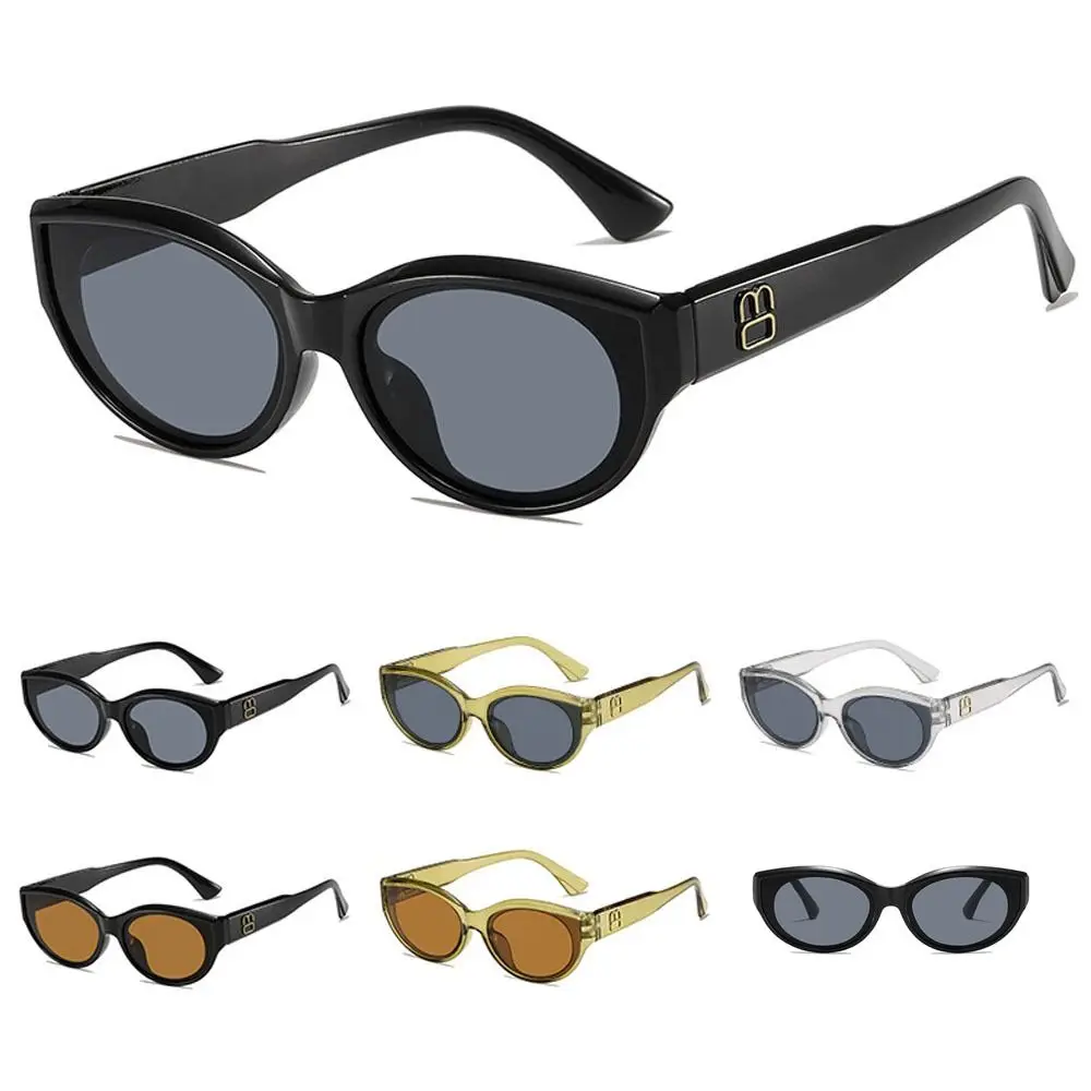 Gafas de sol Punk tipo ojo de gato, gafas protectoras solares, gafas de sol para exteriores, accesorios de decoración simples, gafas de sol negras