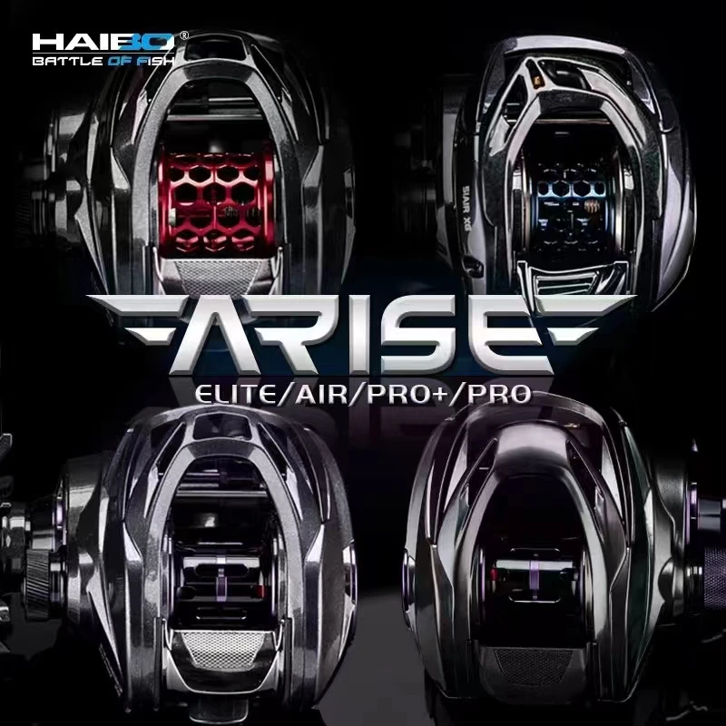 Haibo-carrete De Pesca 2023 ARISE PRO + Baitcasting 11B + 1RB 6,4: 1-8,1: 1, carrete De Pesca De agua dulce, fundición larga para cabeza De serpiente - imagen 3