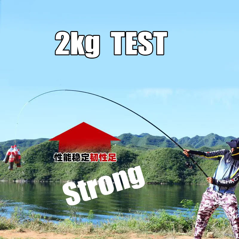 Caña de pescar en roca de marea de alto carbono, 2,4 M, 3,6 M, 4,5 M, 5,4 M, caña giratoria de mar, aparejos de pesca telescópicos en roca, caña súper dura ultraligera - imagen 4