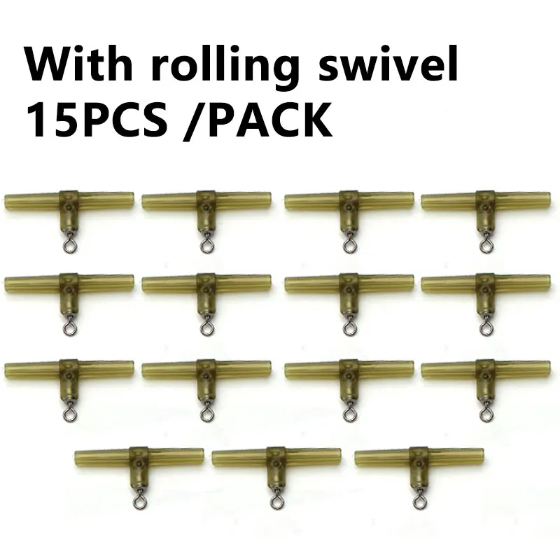 With rolling swivel