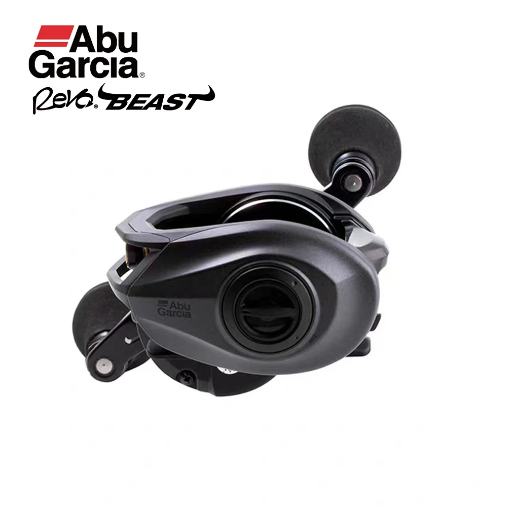 Abu García Original REVO 4 BEAST carrete de pesca Baitcasting sistema de doble rotura 7 + 1BB 14KG fibra de carbono perfil bajo agua salada - imagen 5