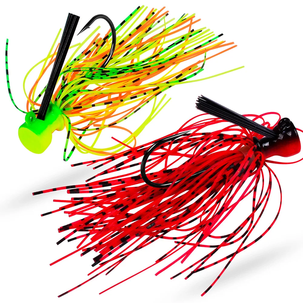 7G 10G 14G anzuelo señuelo de pesca Chatter cebos Spinner cebo sin malezas Buzzbait falda de silicona Wobbler para lubina Pike Walleye trucha - imagen 2