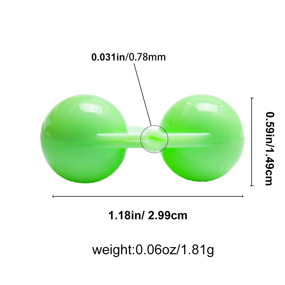 Campanas para Pescar ABS con Cuentas Vibratorias – Varios Colores - imagen 2