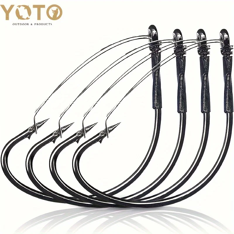 YOTO Anzuelos Weedless – Boca ancha para vinilo