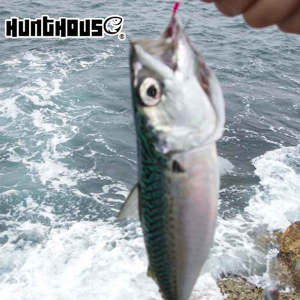 Hunthouse-señuelo de pesca de curricán japonés, señuelo de plástico duro para pesca de Surf, sardina Yumizuno, cuchara de arrastre, señuelo de pesca de pez azul, 6 piezas - imagen 2