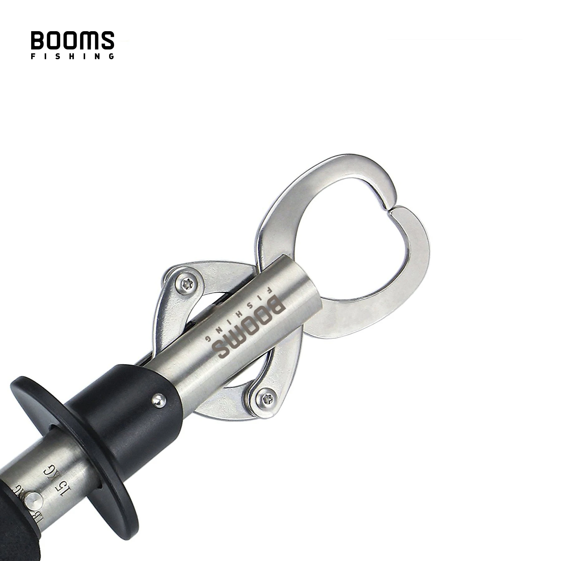 Booms Fishing G01 Pinza para peces Agarre y sujetar peces con agarre apretado Modelo más grande Herramientas de pesca a escala incorporada - imagen 5