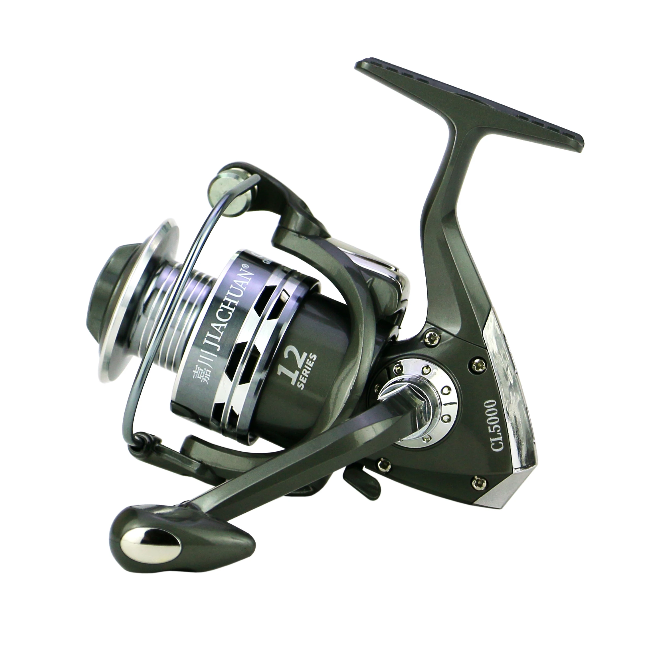 Carrete de copa de línea de Metal 12BB, rodamiento de bolas 5,5: 1, relación de engranaje, carrete de pesca giratorio, mano izquierda/derecha, rueda de Baitcasting - imagen 3