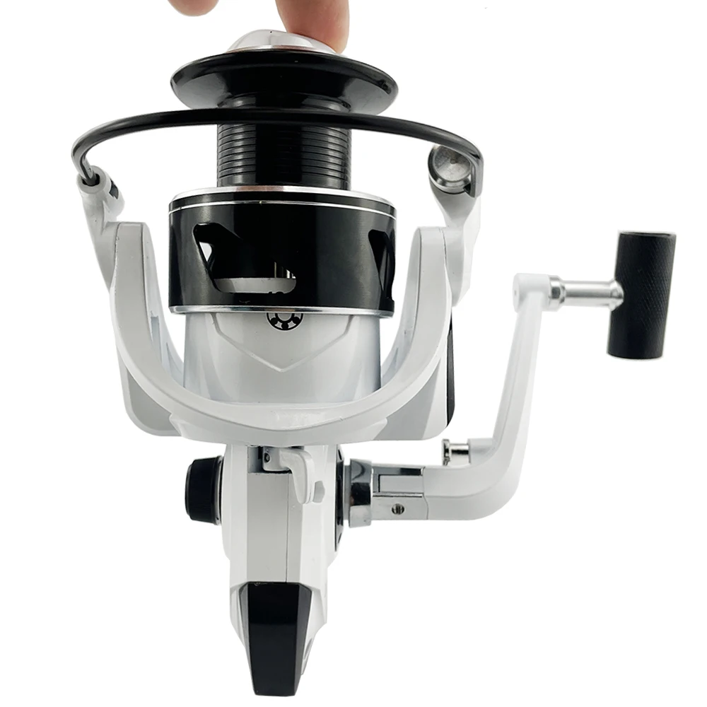 Carrete de Pesca de Metal, accesorio de alta calidad, Ratio de engranaje 5,2: 1, resistente al agua, Serie de DK2000-DK7000 sal/agua dulce - imagen 3