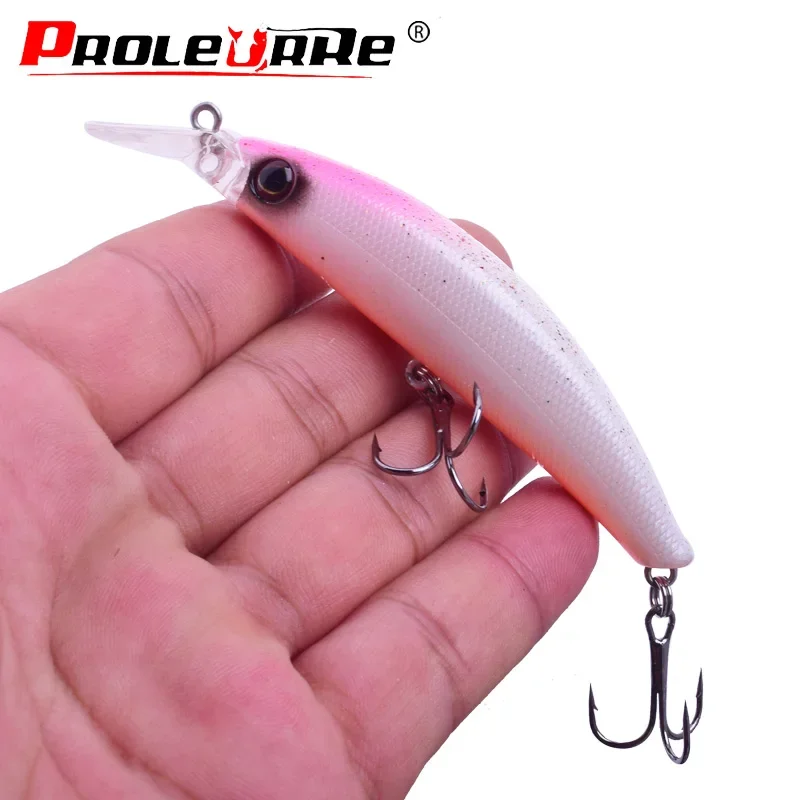Señuelos de pesca de nuevo modelo, 10cm, 9g, pececillo láser, cebo duro Artificial, calidad de hundimiento lento, Wobblers profesionales, Crankbait, 1 ud. - imagen 3