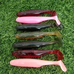 21 Uds 13cm 18g Shad Walleye señuelo suave cebo de natación señuelo Artificial suave agua dulce Snook Pike Muskie Señuelos de Pesca