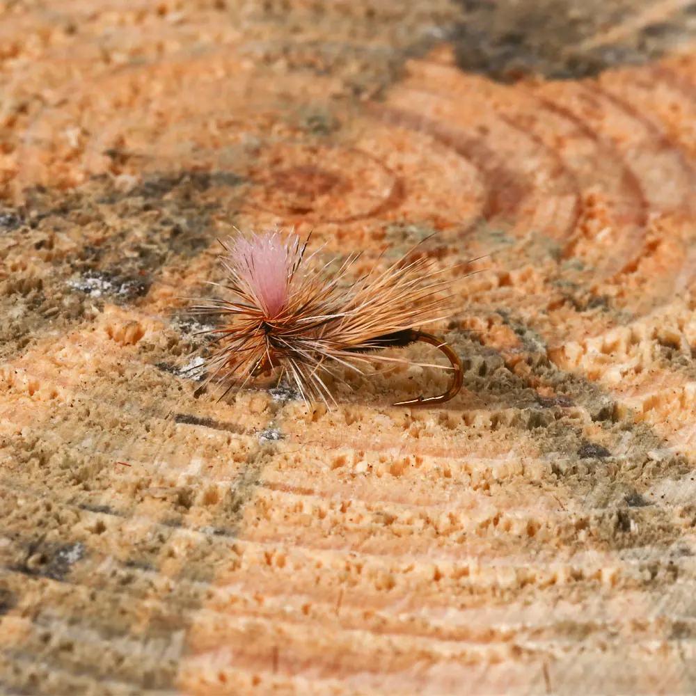 Bimoo-SEÑUELOS DE pesca de trucha, piezas #14, paracaídas seco, alce, oreja de liebre, Dub Throax - imagen 5