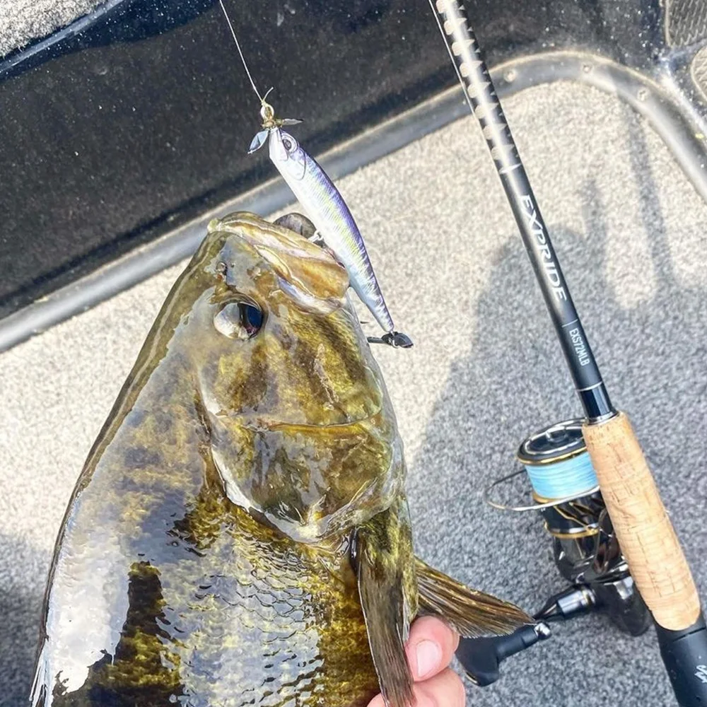 Señuelo de pesca de lápiz, propulsores de agua salada, 9cm, 9g/10cm, 11,5g, cebo Spybait que se hunde, Minnow Spinbait, Wobblers, lubina, trucha, Lucio, aparejos de pesca - imagen 5