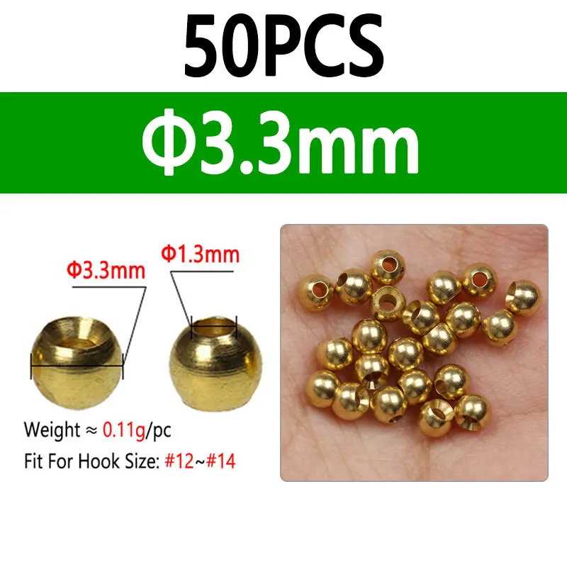 50pcs 3.3mm