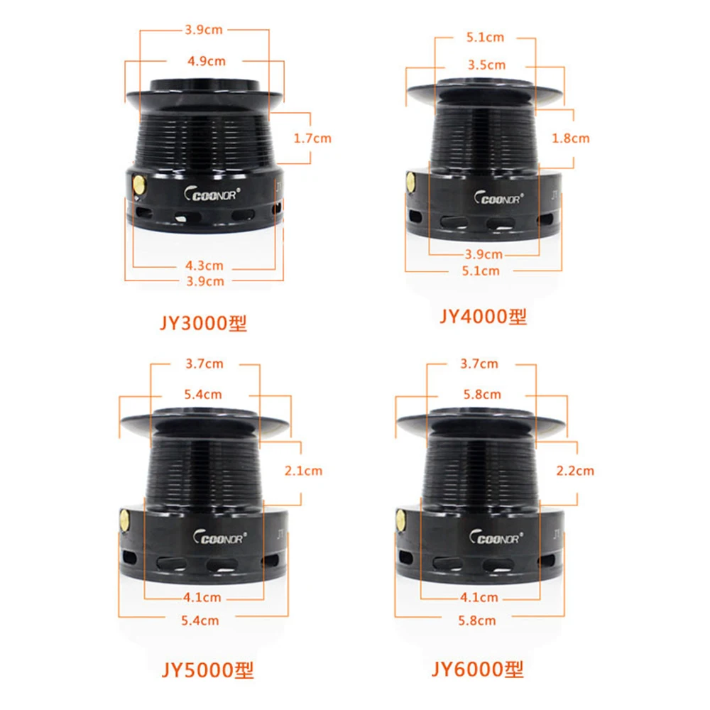 Carrete de pesca de carpa 9 + 1 doble fuerza de descarga freno delantero y trasero rueda giratoria carretes de sedal 5,2: 1/4,7:1 relación de engranaje - imagen 3
