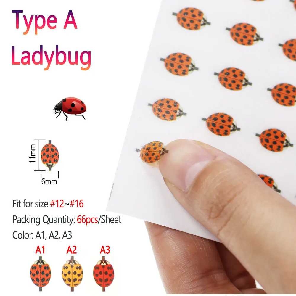 Bimoo-señuelo de pesca de trucha, Material de atado de moscas, precortado, ala de insectos realista Stonefly Mayfly Ladybug Wasp - imagen 2