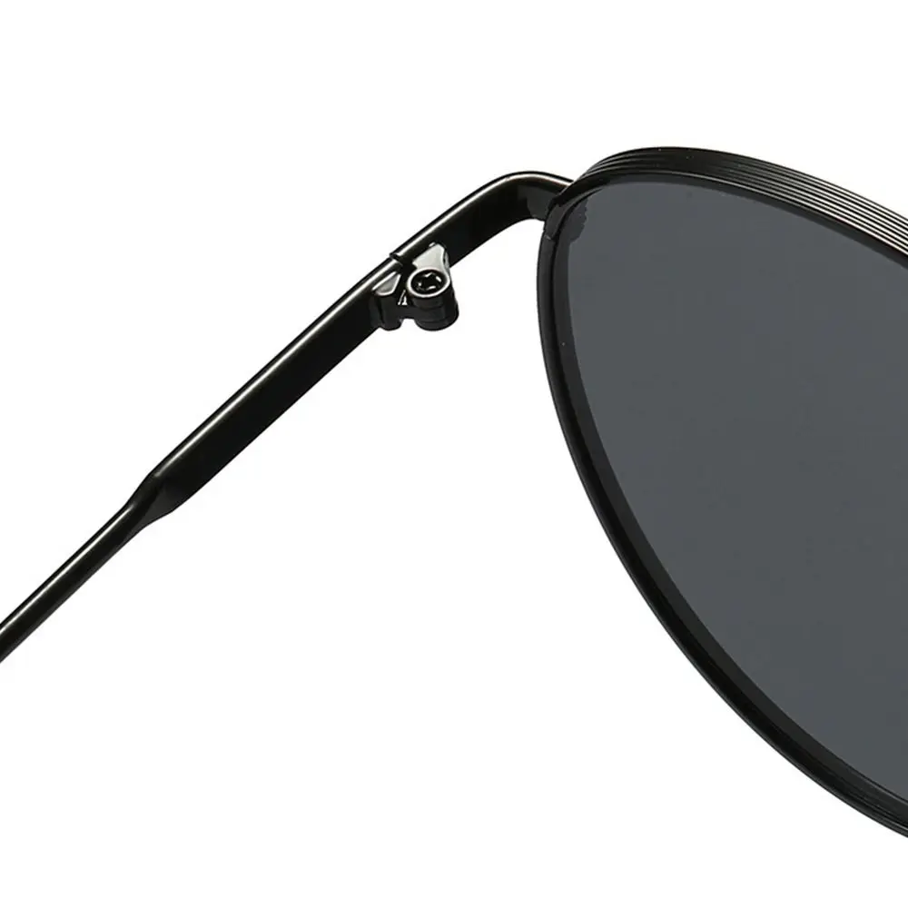 트렌디 서클 라운드 선글라스 UV 보호 빈티지 금속 프레임 태양 안경 여름 히피 안경 여성 남성 - imagen 2