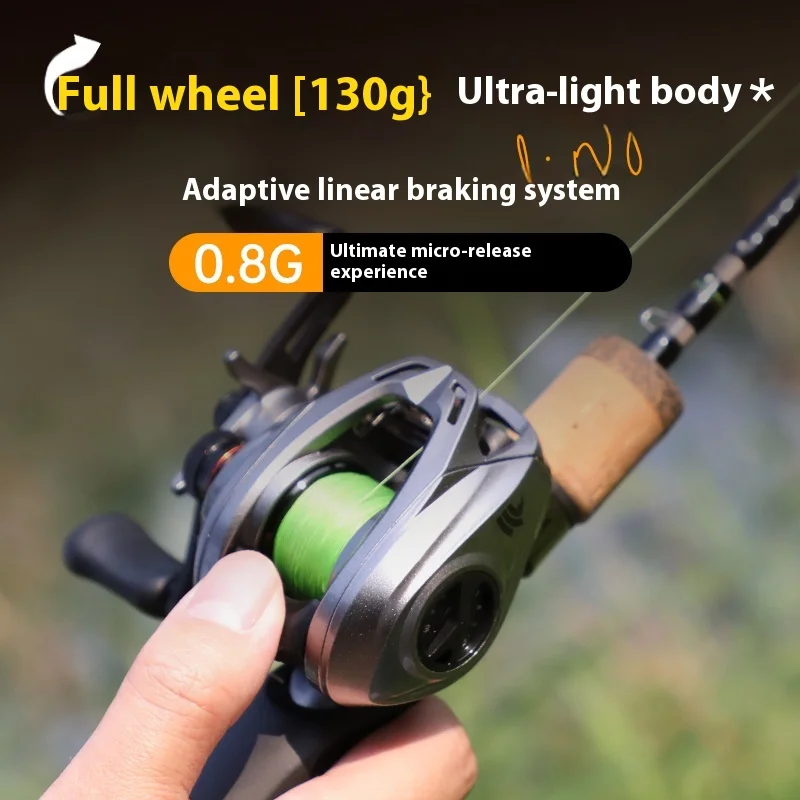 Carrete Baitcast Anatono LX 7 – Fibra de carbono 6kg
