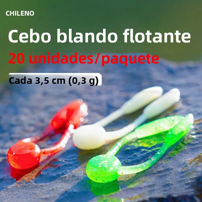 Señuelos flotantes de vinilo CHILENT para lubina, perca y trucha - imagen 2