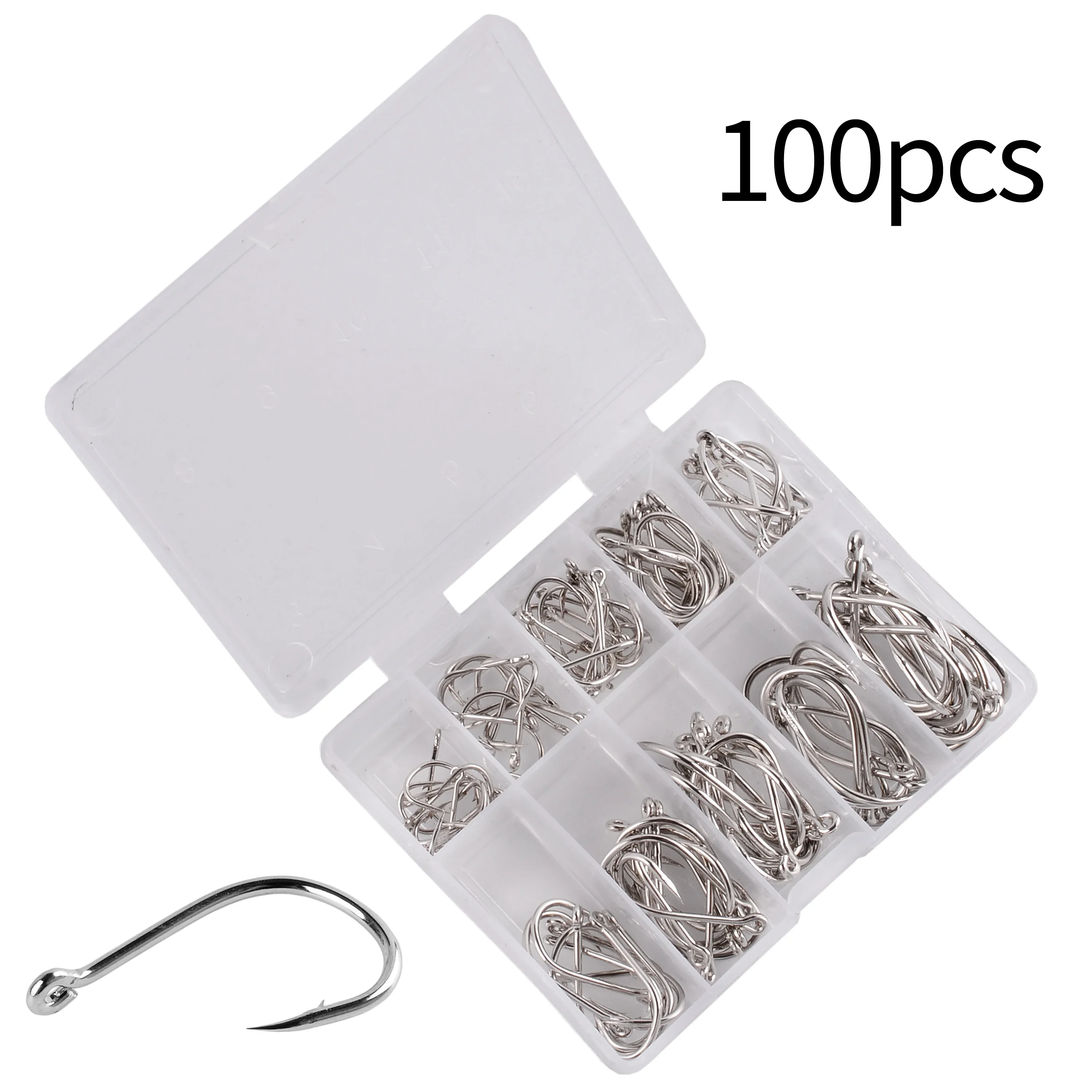 100pcs silver