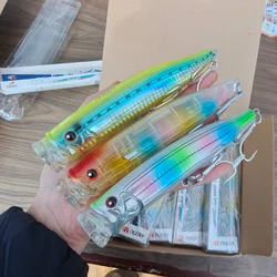 Noeby-señuelo de pesca Popper Topwater, 3 uds., 15cm, 55g, cebos duros artificiales, Señuelos de pesca de atún de agua salada, Wobblers