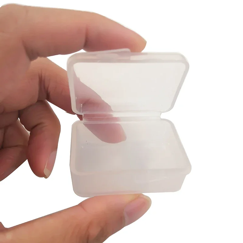 Nueva llegada 4 unids/lote cajas de aparejos de pesca caja de pesca pequeña fija caja de almacenamiento de plástico estuche protector señuelo de pescado anzuelos aparejos - imagen 3