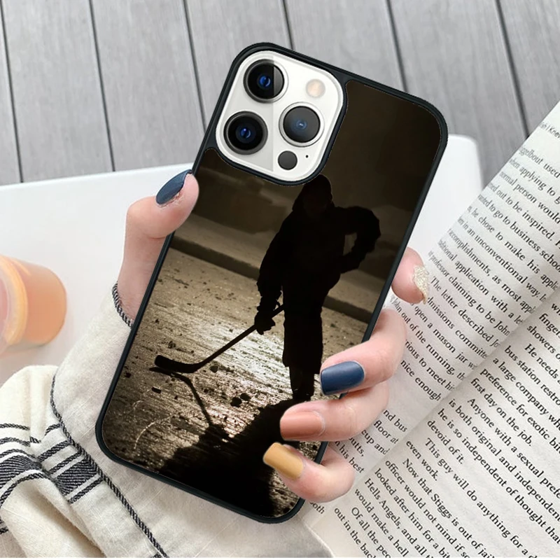 Detalle del patrón de hockey en la funda