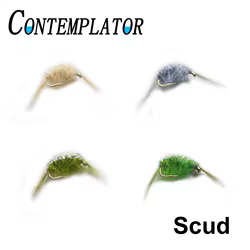 Simulador de moscas de pesca con mosca, 4 estilos opcionales, 14-16 #5 piezas, imitación de insectos Sowbugs y TRESS