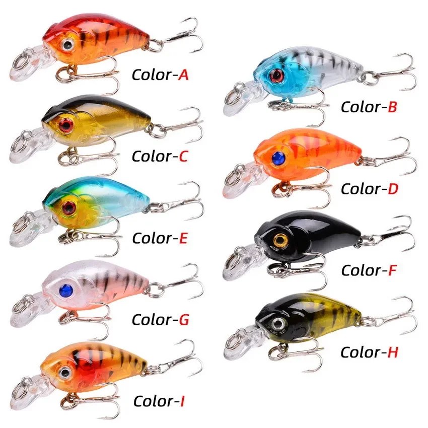 Señuelo de pesca duro Artificial, cebo Crankbait de 45mm y 4,1g, wobbler, Japón, Topwater, Minnow - imagen 5