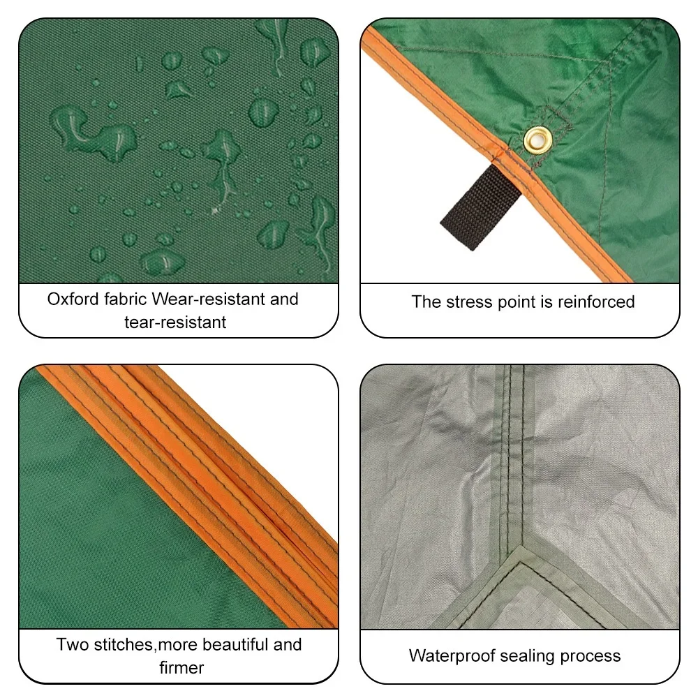 Toldo impermeable Anti-UV para exteriores, tienda de campaña, refugio solar, senderismo, jardín, equipo de Camping, Playa turístico - imagen 4