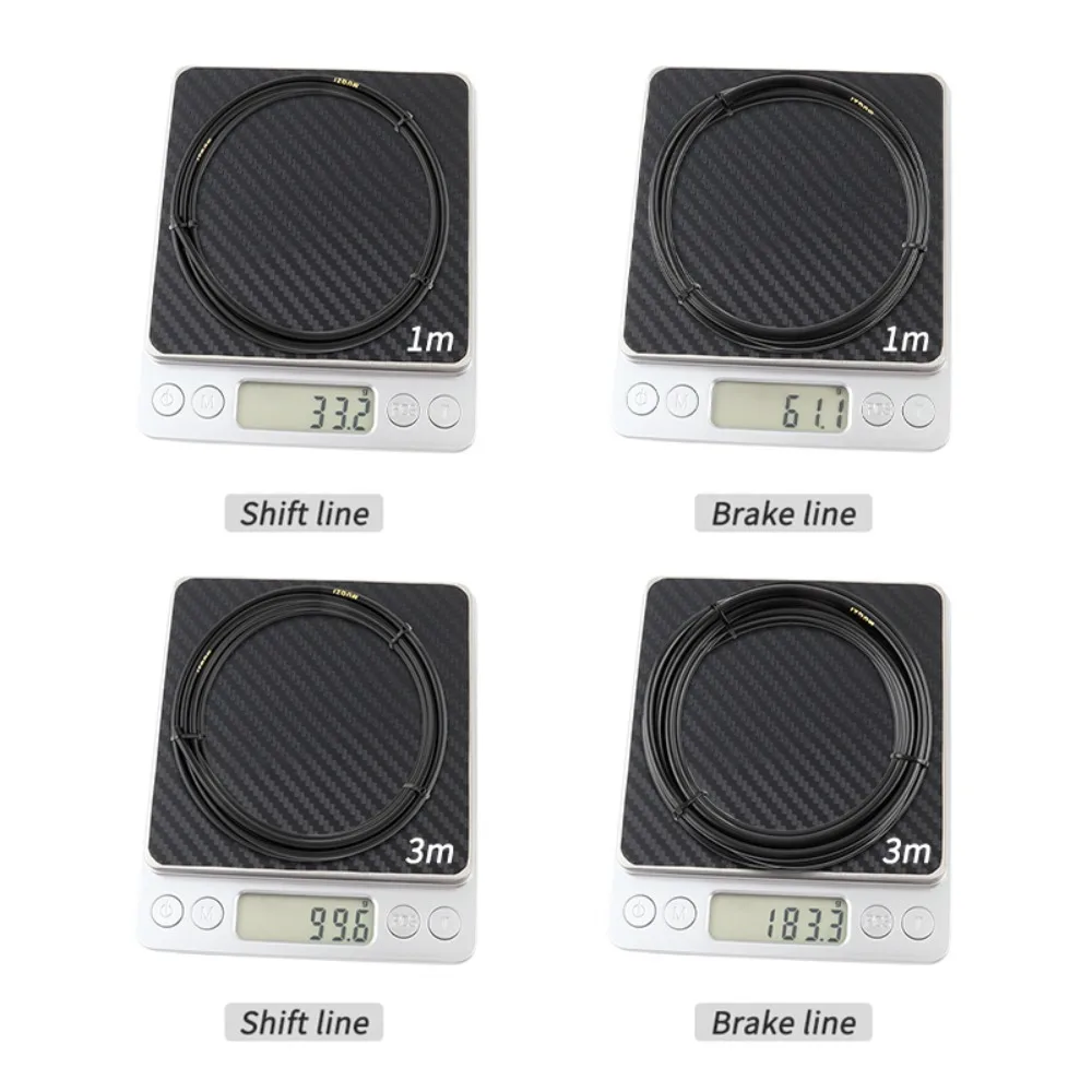 Cable de cambio de velocidad para bicicleta, tubo de cambio, Cable de freno, tubo de línea de freno, resistente al frío y al calor, color negro - imagen 4