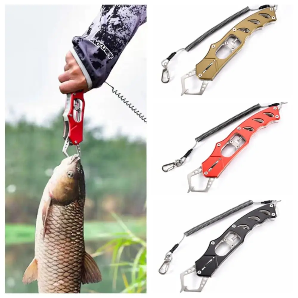 Alicates de punta de pez de Color, herramientas de engranaje para exteriores, pinzas de pesca de Metal, pinza portátil, accesorios fuertes - imagen 4