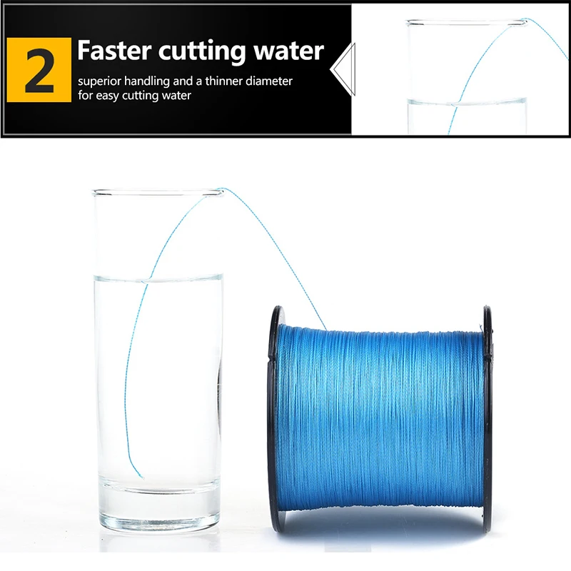 Línea de pesca trenzada de 300M, sedal de PE de multifilamento liso, código 0,4-6,0, 13-70 LB, para pesca en agua salada, de alta calidad, Japón - imagen 4