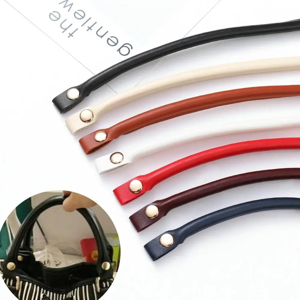 Bandolera de cuero PU para mujer, 2 uds., correa desmontable, cierre de Color sólido, cinturón, asas de repuesto para bolso - imagen 2