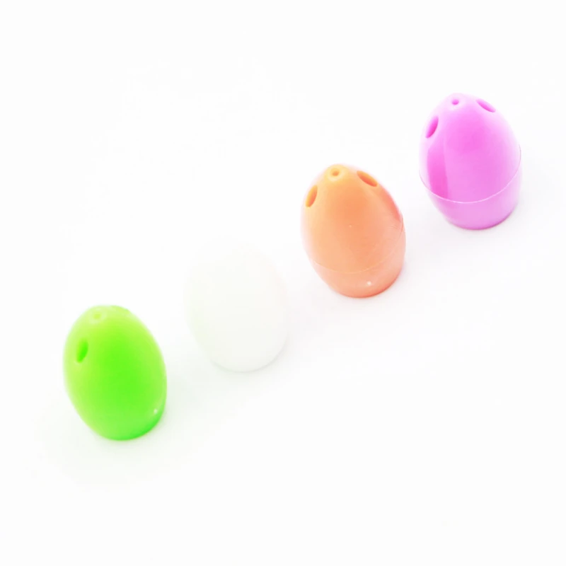 10 Uds ayuda de fundición flotante 4g 30mm señuelo ABS ayuda de fundición cebo con mosca Horsetooth aparejo de pesca de Raya blanca ayuda de fundición larga colorida - imagen 5