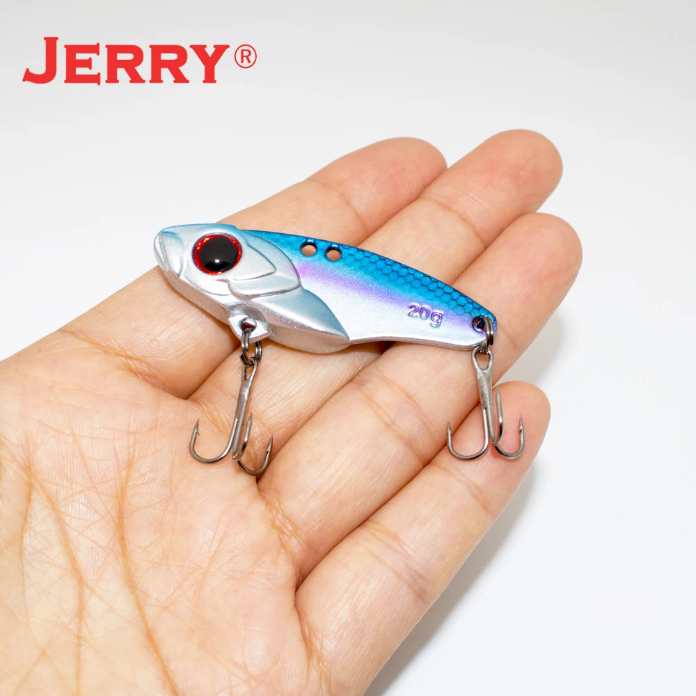 Señuelo de Metal de tungsteno con vibración, cebo de pesca VIBE, Jerry, 7g, 10g, 12g, 14g, 18g, 20g - imagen 5