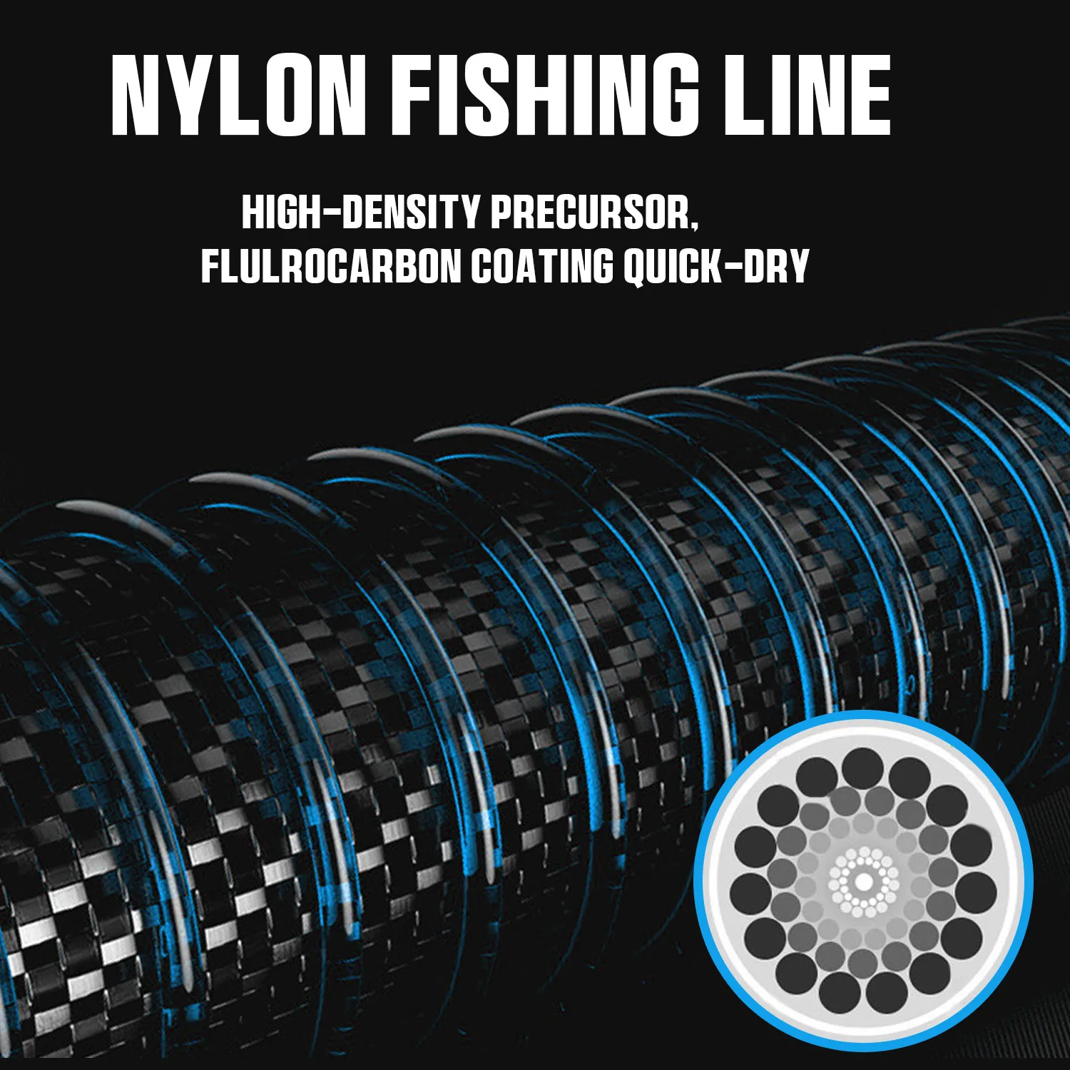 Experimentar una durabilidad de alto rendimiento con nuestra línea de pesca de nylon