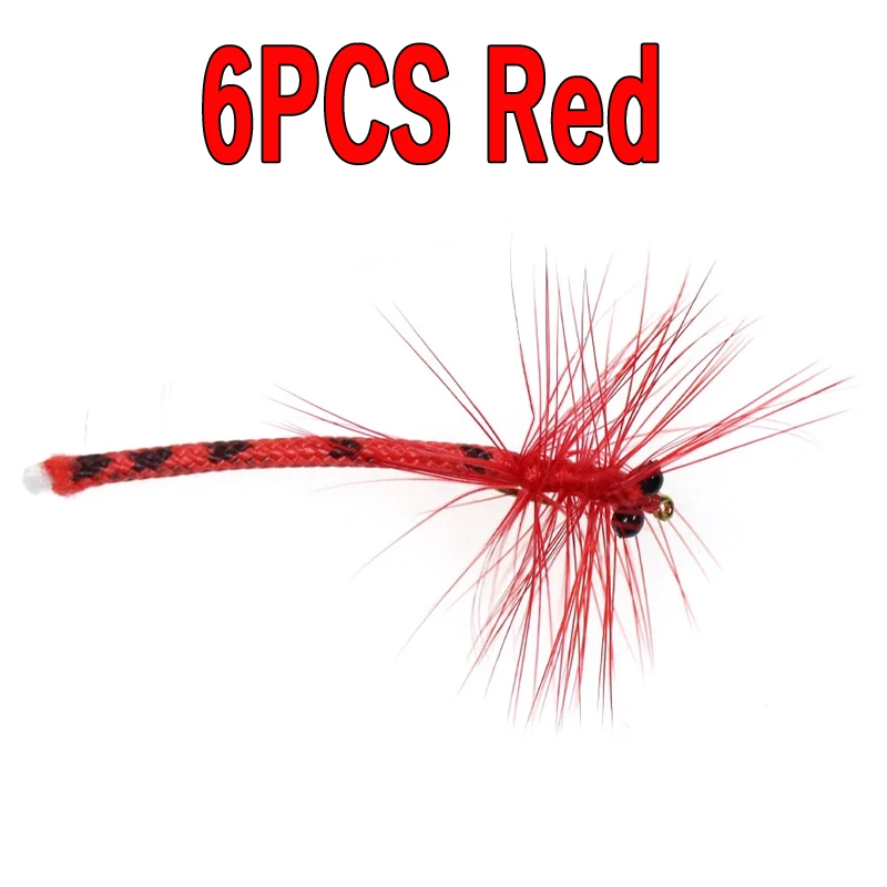 6pcs red