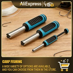 Juego de taladro para cebo de carpa con cómodas asas de TPR, kit de herramientas para cebo de pesca para una preparación eficiente de boilie y cebo, pesca duradera