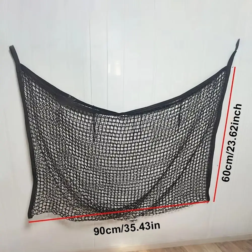 1 Uds. Red de heno duradera de alimentación lenta de gran capacidad 80x90cm bolsa de heno para caballos bolsa alimentadora de heno colgante para caballos cabras ovejas - imagen 4