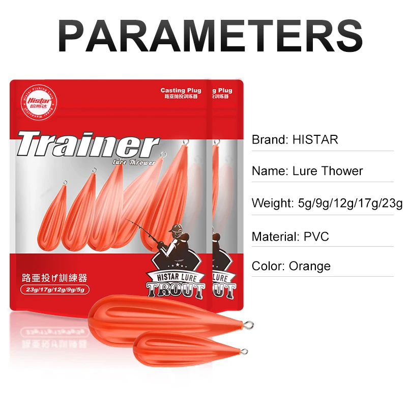 Histar Señuelos de lance en PVC – Alcance largo y alta calidad - imagen 5