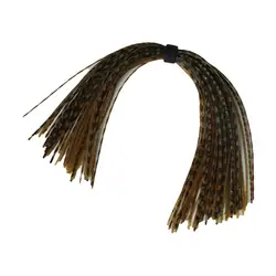 Faldas de silicona Baitfish de 44 hebras, Material para atar moscas, brillo, Buzzbaits Spinner, Color mezclado, Color barrado, plantilla, falda de calamar