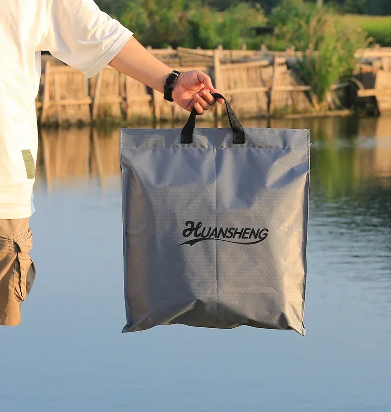 Bolsa de pesca plegable portátil, cubo plegable de EVA, tanque de agua de pesca al aire libre, Cubo de ropa de pescado, equipo de cuidado de peces, bolsa de almacenamiento de aparejos - imagen 5
