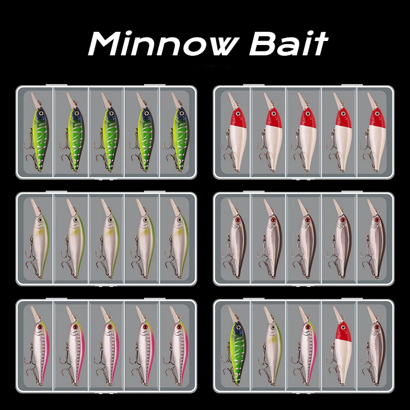 Cebos de minnow para pesca efectiva