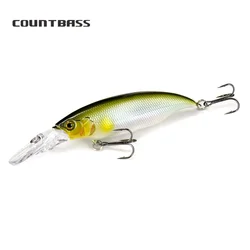 Countbass flotante LBO Crankbait 80mm 11,9g Señuelos de Pesca profundidad de buceo 2m Chatterbait Wobbler Hardbait La Peche Au Leurre
