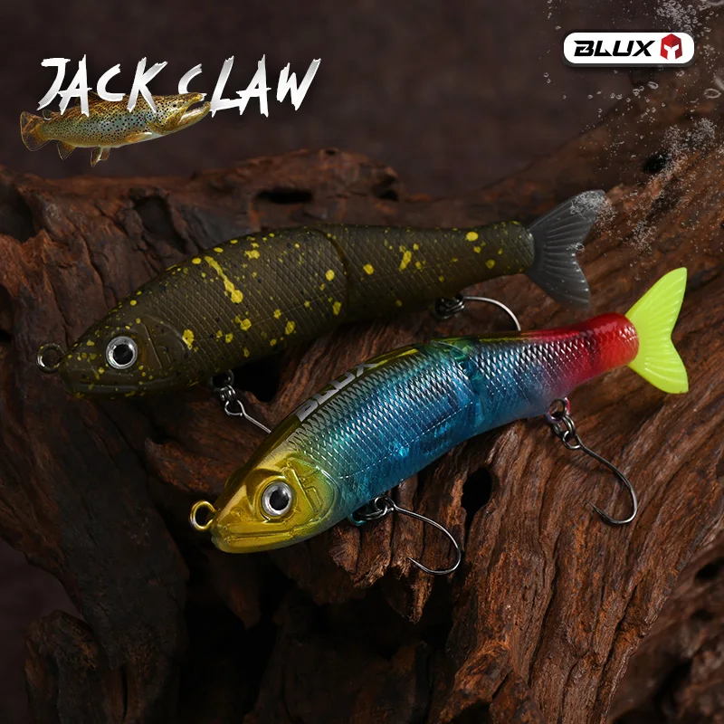 BLUX JACK CLAW 70S Joint Swimbait 70mm 4,6g hundimiento Minnow Wobbler señuelo de pesca cebo duro Artificial anzuelo único para trucha lubina - imagen 4