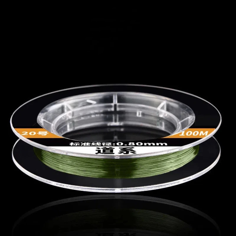 Sedal de pesca de nailon para peces grandes, línea principal auténtica de 100m, resistente al desgaste, fuerte - imagen 2