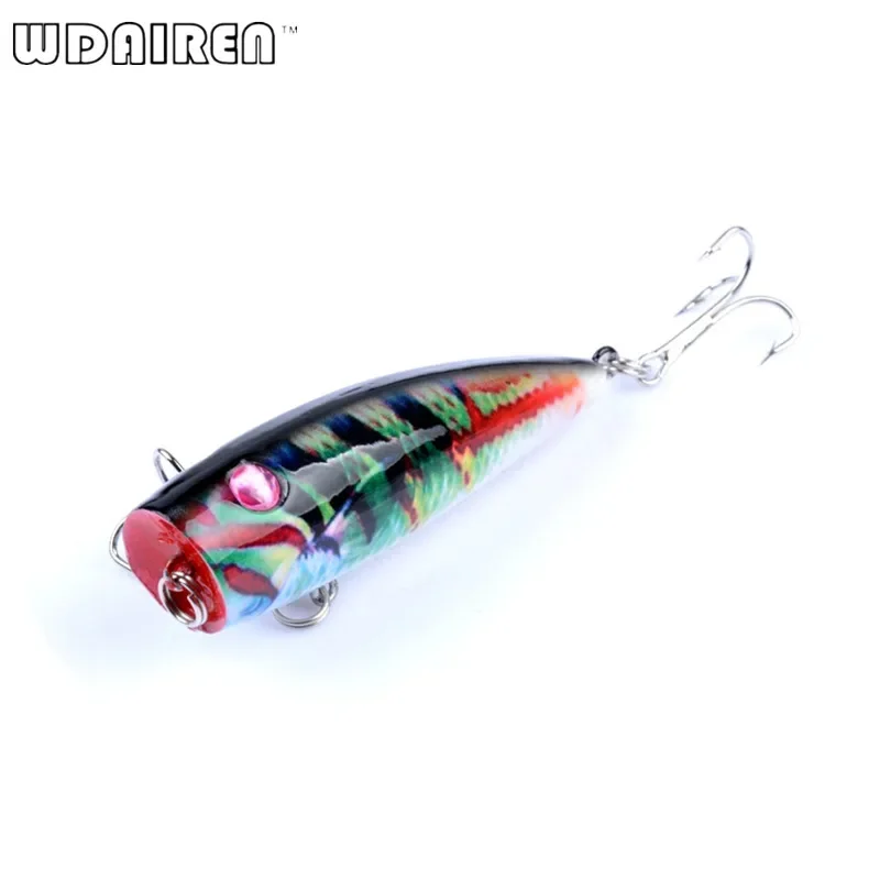 Señuelo de Pesca Topwater Popper, 6,8 cm, 8,5g, cebo duro Artificial con anzuelos, Wobblers, Crankbait, aparejos de Pesca lubina, 1 ud. - imagen 4